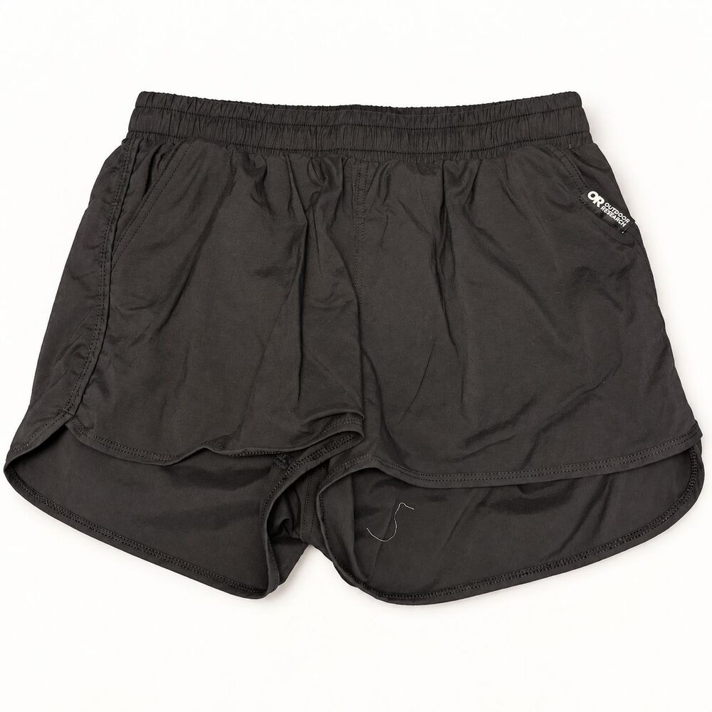 Outdoor Research S Black Stretch Nylon Running Hiking Shorts Zip Pocket